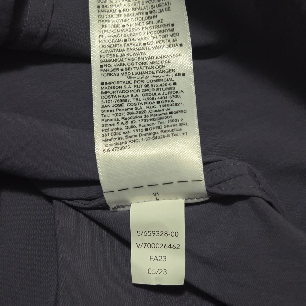 Athleta Womens Gray Long Sleeve Button Down Shirt S/659328-00 Size Large - Picture 6 of 9